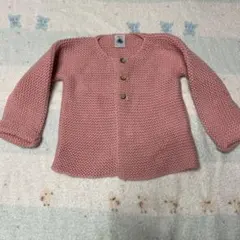 ♡PETIT BATEAU♡ピンク♡カーディガン♡18m/81cm♡