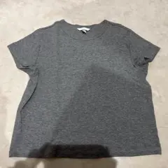 h&m 濃いグレー　tシャツ 半袖　L