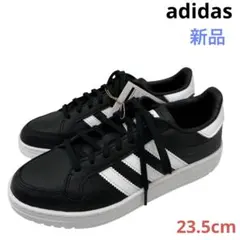 〈新品〉adidas アディダス【23.5】TEAM COURTスニーカー 黒