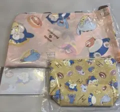 【値下げ】ミスド福袋　2024 ポケモン エコバッグ　ポーチ　メモ帳　3点