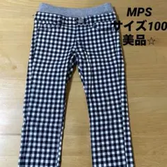 MPS チェック柄 ロングパンツ サイズ100