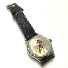 【レトロ希少70年代、稼働品】BRADLEY  ミッキーマウス 手巻き腕時計