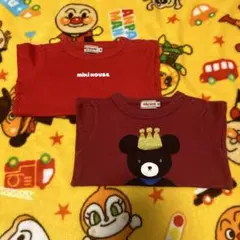 ♥️ミキハウス 長袖 ロンT 2枚セット♥️