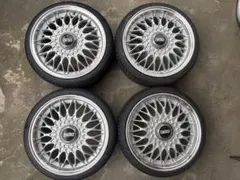 旧車】ビルボ リバージュ 4穴 114.3 14インチ 9Jと10Jセット