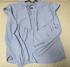 NATURAL BEAUTY BASIC ブラウス　ブルー