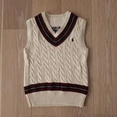 Polo by Ralph Lauren ケーブルニットベスト 120/60