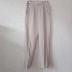 テーパードパンツ ライトベーシック　プリーツ　ウエストゴム