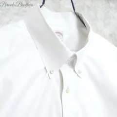 ブルックスブラザーズ 346 ブロードクロス BDシャツ 白 18-4/5 良品