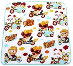 新品ヒステリックミニ おくるみタオル 正方形 バイク柄 白 お昼寝にも ヒスミニ
