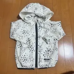 美品　BREEZE 星柄 ウィンドブレーカー　100cm