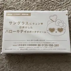 mini1月号増刊 特別付録 ハローキティ ポーチチャーム