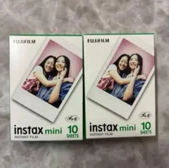 富士フイルム チェキ フイルム instax mini 10枚入(2個セット)