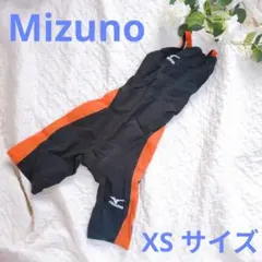 【Mizuno 】スポーツ用水着 競泳　ブラック/オレンジ　XSサイズ