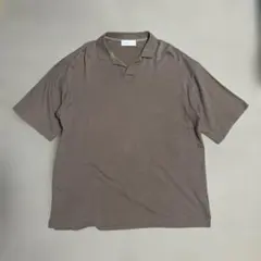 adam et rope' スキッパーポロ ブラウン グレージュ ベージュ