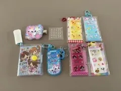 平成　レトロファンシー　シークレット　前髪クリップ、ガラケー風キーホルダー
