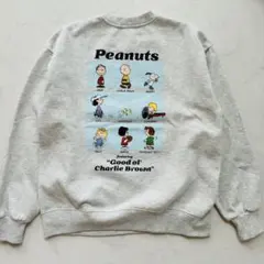 PEANUTS スウェット キャラプリント M（F186）
