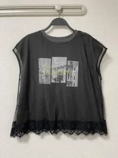 チュールロゴTシャツ Mサイズ　しまむら