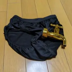 蛇口付き黒パンツ　パーティー用　変装グッズ