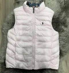 ラルフローレン　ダウンベスト　5.6歳　120〜130 女の子