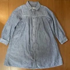美品FITHシャンブレーシャツワンピース　denim＆dungaree swap