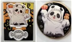 呪術廻戦 パンダ マルキューブ 丸の内 缶バッジ アクリルスタンド おばけ