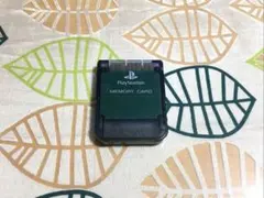PS1　プレイステーション1用　ソニー純正　メモリーカード　スレートグレー