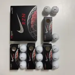 Nike RZN BLACK 11個&PD LONG 1個ゴルフボール 1ダース