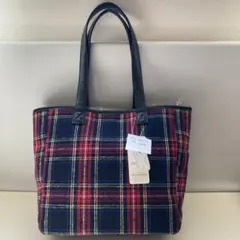 新品　ゆべしコラボトートバッグ　赤　セルフサービス