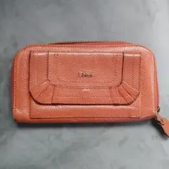 Chloé オレンジ系　 長財布