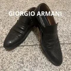 GIORGIO ARMANI アルマーニ フロントジップ シューズ - メルカリ