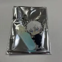 呪術廻戦0 コラボカフェ本舗 ちびキャラドリンクアクリルキーホルダー 五条悟