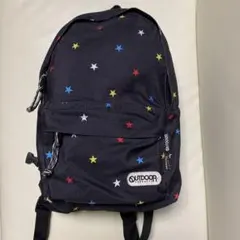 アウトドア 星柄リュック　洗濯済