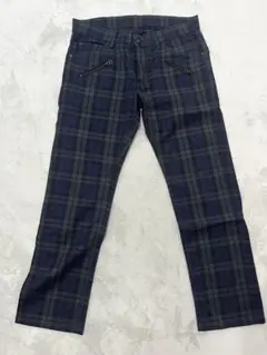 Lee RIDERS チェック柄パンツ ジッパーポケットのサムネイル