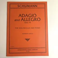 《輸入チェロ楽譜》シューマン／アダージョとアレグロ op.70のサムネイル