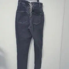 ほぼ新品　Мサイズ相当　ダークデニム スキニーデニム ハイウエスト