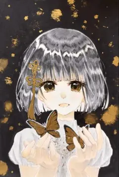 手描きイラスト オリジナル 原画 アナログイラスト