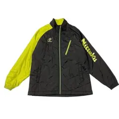 Nittaku ファイバーダウンジャケット 蛍光 卓球 刺繡ロゴ ニッタク