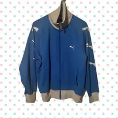 PUMA トラックジャケット ブルー ジャージ プーマ 古着 itimi