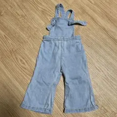 韓国子供服aladin デニムサロペット XSサイズ