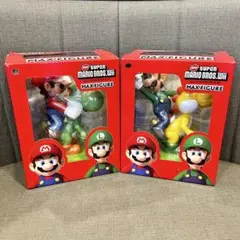 ニュースーパーマリオブラザーズWii MAXフィギュアマリオ＋ルイージ2個セット