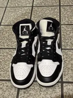 Air Jordan 1ブラック/ホワイト ハイカットスニーカー