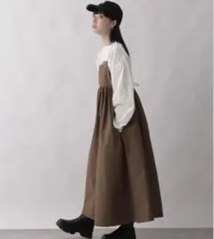 【美品】LOWRYS FARM キャミソールワンピース　サイズFREE