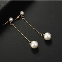 ロングタッセル　バールピアス　未使用