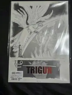 トライガン　内藤泰弘　複製原画 アクリル額装入り複製原画 TRIGUN』内藤泰弘先生の直筆サイン入り複製原画が登場