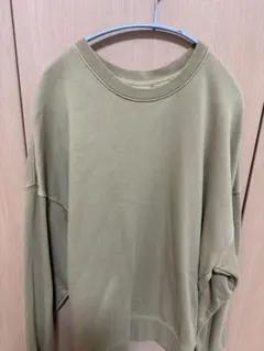 ZARA オリーブグリーン トレーナー L