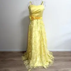 美品 ジュネビビアン ステージドレス ロングドレス　黄色 辛子色 美品 ジュネビビアン ステージドレス ロングドレス黄色 辛子色