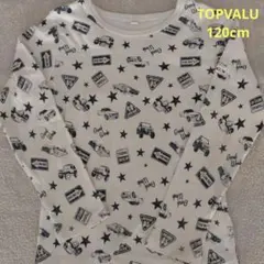 車と星のプリント 長袖Tシャツのサムネイル