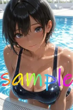 a603　AI美女　イラスト　ポスター　アニメ　ランジェリー　グラビア　水着