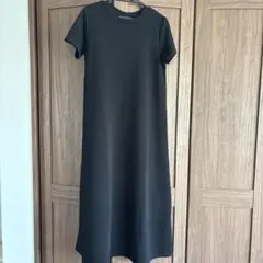coca エンボス加工半袖マキシワンピース　Ｍサイズ　美品