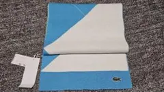未使用品　ラコステ　LACOSTE　アーガイルニットマフラー
